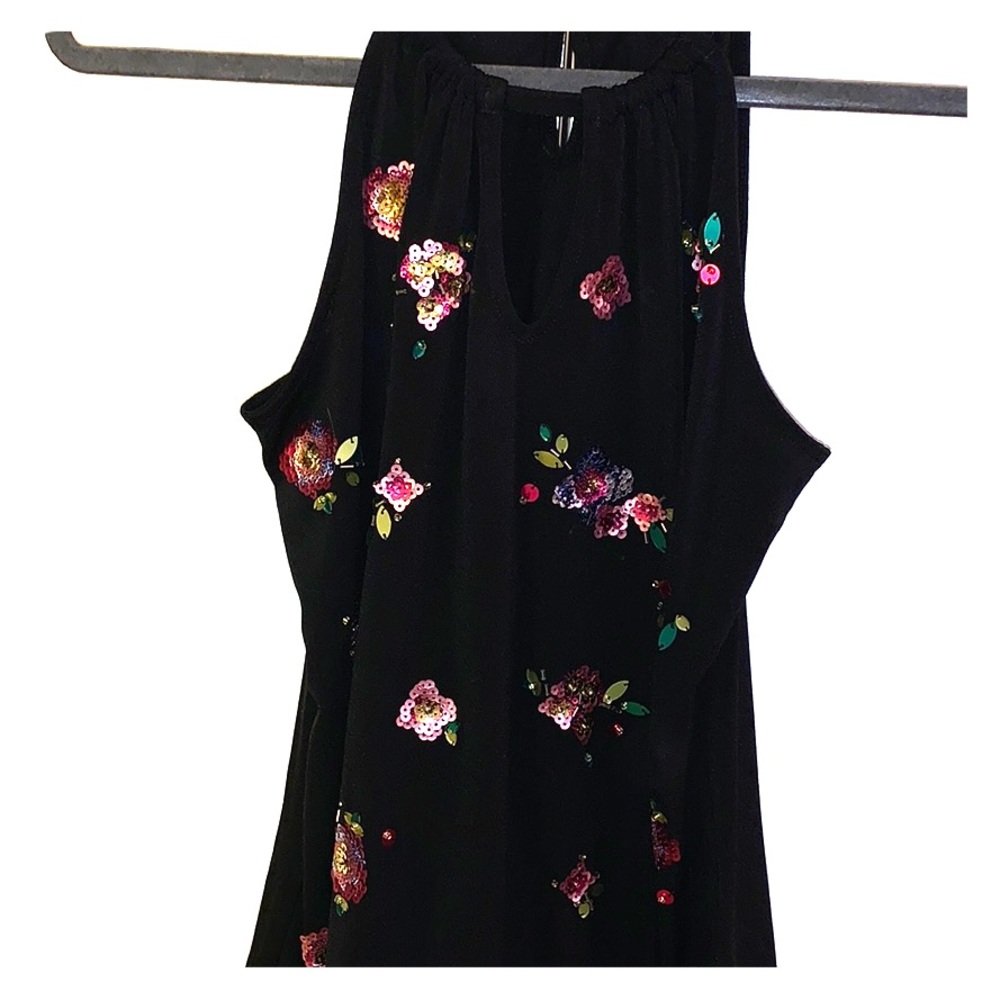 Black Sequined Top